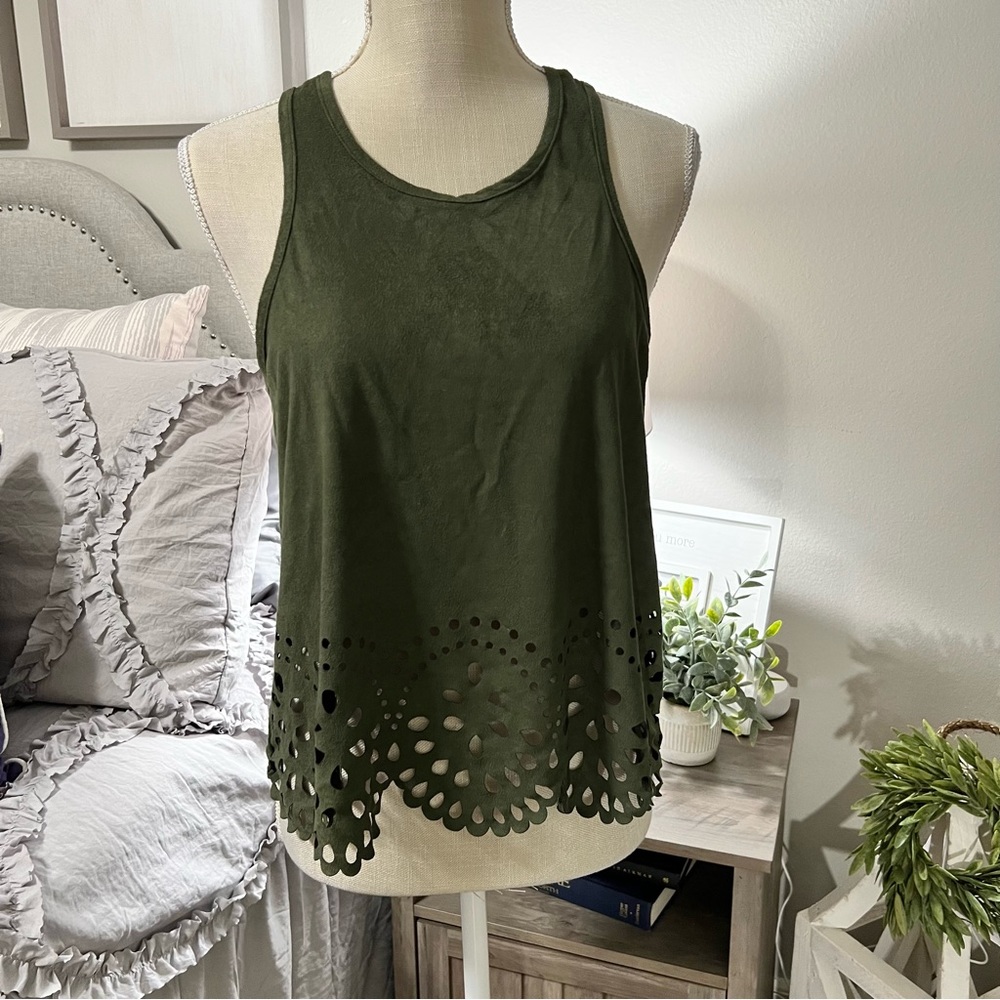 Poetry- Size M Suede Tank